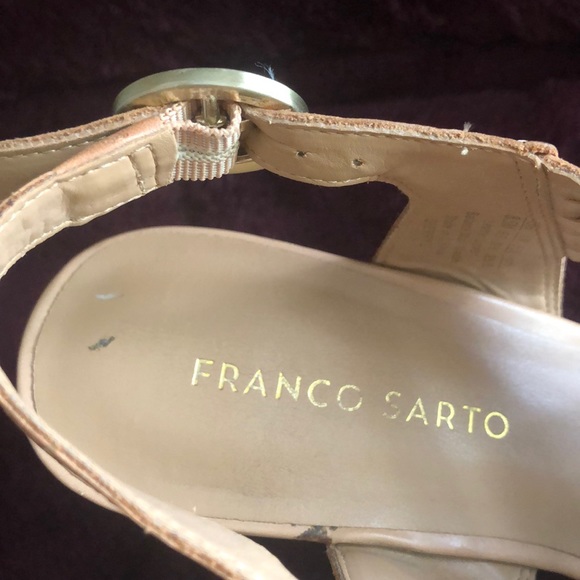 Frankie Sarto Cute summer heels size 8.5 - Picture 3 of 5
